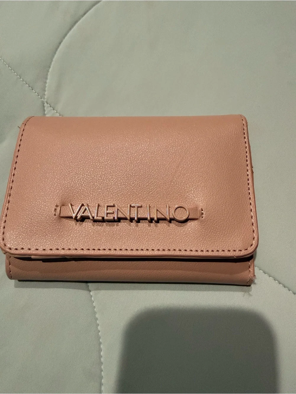 Valentino Blush Pink Leather Wallet